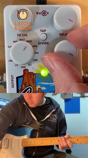 EHX Canyon Reverse Delay Demo | Experimental Delay Pedal #guitarpedals #guitar