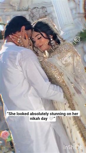 Laiba Khan Beautiful Nikah Shoot 💍 | Elegant Bridal Look | Pakistani Celebrity Nikah #shortsfeed