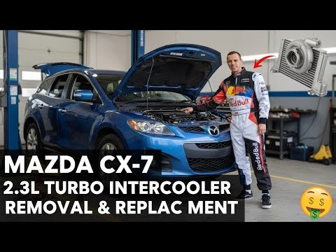 Mazda CX-7 2.3L Turbo Intercooler Removal & Replacement 2007 2008 2009 2010 2011 2012 2013