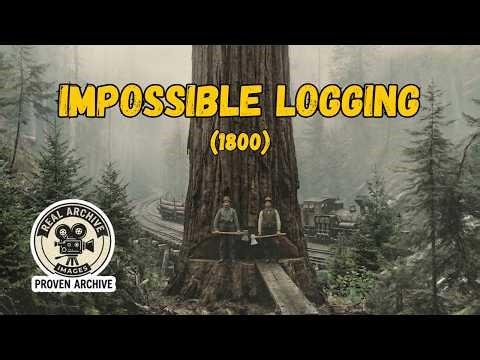 Rare Logging Photos: 1890-1930 | Before Heavy Machinery (Pt. 2)