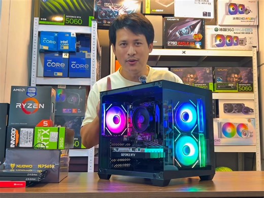 ⚡️ครบชุดพร้อมเล่นเกมส์ Live stream TikTok ตัดต่อกราฟฟิก ในงบ 19k 💥CPU : RYZEN5 5600 6C 12T 💥GPU : RTX3050 6GB OC GDDR6 💥MB : MB A520M A PRO 💥RAM : 32GB BUS 3200 MHZ 💥M.2 : 512 GB GEN3X4 NVWE PCIe 💥PSU : 650 W NPS FULL 💥CASE : DK AQUALUIM BLACK 💥FAN RGB X3 ⚡️ของแถม ⚡️ 💥MONITOR 24" FHD1080 100HZ 💥USB WIFI 2.4G 💥NUBWO MOUSE 💥NUBWO KEBOARD 💥ADOBE PAD 300 X 800 MM. 💥หูฟัง EGA TYPE GAMING ไมล์ในตัว ฿ 19990.- ของใหม่ทั้งหมด 🔰รับประกัน 3 ปี l เคส 1ปี ​✔️ ชำระเต็มจัดส่งฟรี ✔️ ชำระผ่านบัตรเ