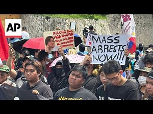 Protests in Philippines over allegations of corruption in flood control projects