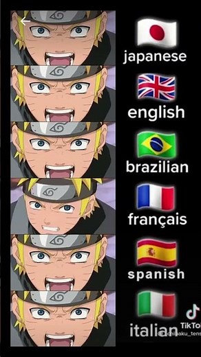 naruto say sasuke an every language # naruto# language