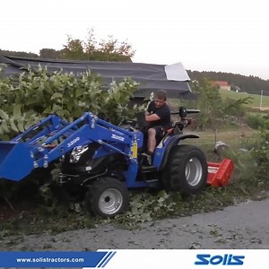 Farm machine designed to achieve exceptional results! Solis tractors are truly a pro at multitasking. Look for yourself how easily this modern tractor is capable of working with both front-end as well as back-end farm implement. For more details visit our website:- https://bit.ly/3I1kN0Q #Solis #SolisTractorsInternational #ToughestPerformer #Tractor #Agriculture #Farming #AutomotiveIndustry #Crops #Power #SolisOnTheField | Solis Tractors International