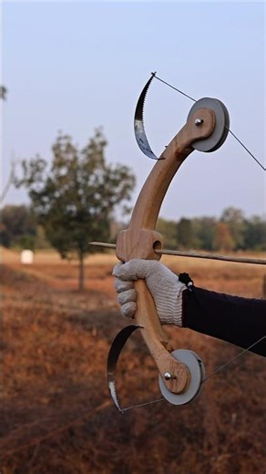 How To Make A Hunting Slingshot #diy #craft #youtubeshorts #wood #bamboo