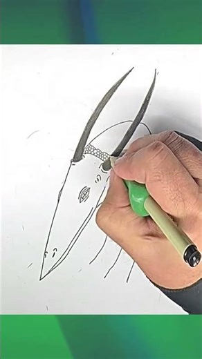 Drawing a Scale dragon head - Random Doodle Day - #art #tutorial #dragon