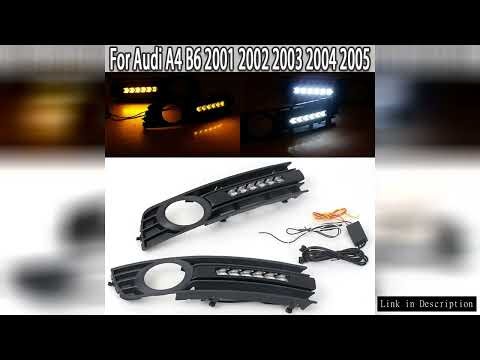 K-Car LED Fog Light Grill Front Bumper Center Lower Grille Cover Grilles Daytime Running Lamp For Au