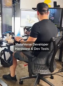 POV: You're looking to become a #Metaverse developer and wanna know the tools and hardware you'll be needing. Source: @Dilmerval/TikTok #MEACoders | Microsoft Openness in Middle East Africa | Facebook