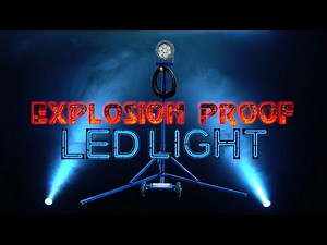 LED Industrial Light Tower Explosion Proof Quadpod Mount ATEX/IECEx Rated Waterproof IP67