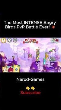 The Most INTENSE Angry Birds PvP Battle Ever! 💥 #games
