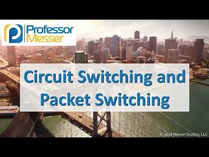 Circuit Switching and Packet Switching - CompTIA Network+ N10-007 - 1.3
