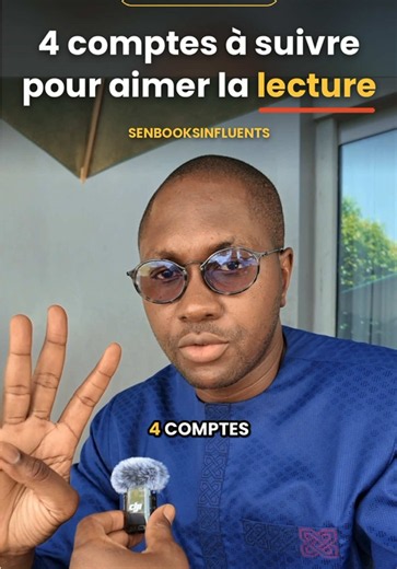 4 comptes qui vont vous donner envie de lire 📚👇 Lequel suivez-vous déjà ? 1️⃣ @Stephane Djaha 2️⃣ la.nuit.sera.mots (sur Instagram) 3️⃣ @senbooksinfluents (vous y êtes 😉) 4️⃣ ramses_parent (sur Instagram) Quel compte lecture ajouteriez-vous à la liste ? Commentez 👇 #lecture #livres #booktok #lireplus #aimerlire
