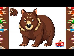 How to Draw a Wombat | Step-by-Step Drawing Tutorial