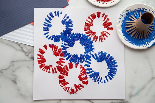 Toilet Paper Roll Fireworks