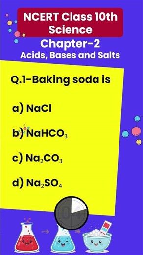 NCERT Class 10 Science Chapter 2 MCQs with Answers | Acids, Bases and Salts | Board Prep