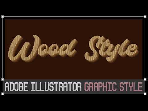 Adobe Illustrator Free Wood Graphic Style Sample