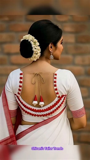 🌸 Beautiful Back Blouse Design 2025 | Modern Patterns & Stylish Ethnic Look 💫