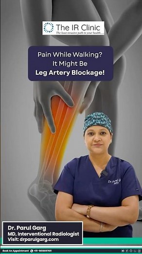 "Leg Pain While Walking? Know If It's Artery Blockage! 🛑🦵