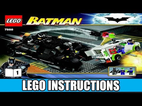 LEGO Instructions | Batman | 7888 | The Tumbler: Joker's Ice Cream Surprise (Book 1)