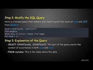 How to GROUP BY Columns and Count Results in Oracle SQL