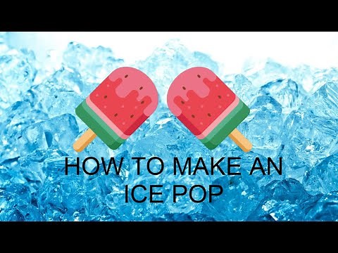 How to make a ice pop in step by step process