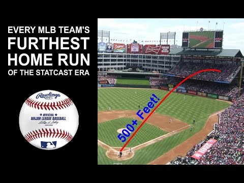 Every MLB team's farthest home run of the Statcast era