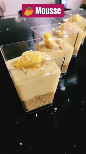 Healthy Mango Mousse with Paneer
