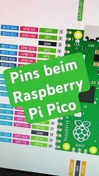 Pins beim Raspberry Pi Pico #raspberrypipico #arduino #elektronik #maker