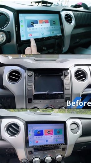 Install a 10.2” Head Unit for Tundra 2014-2021. #wirelesscarplay #androidauto