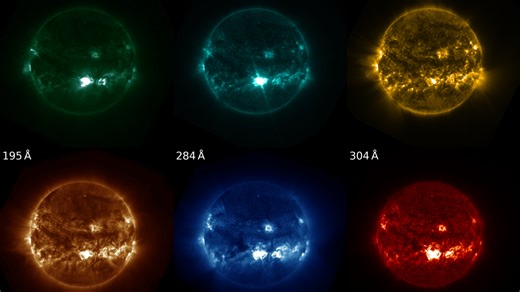 Five historically huge solar events