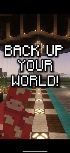 Protege tus mundos de Minecraft: ¡Haz copias de seguridad!