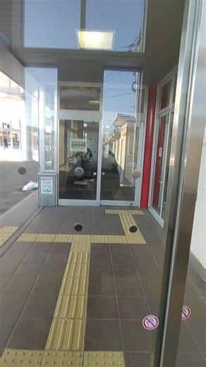 JR恵庭駅西口エレベーターホール出入口自動ドアその１(寺岡フルテック)