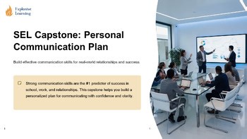 SEL Capstone Personal Communication Plan Grades 4-12 PPTX