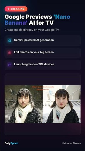 Google Nano Banana TV Editor Just Dropped