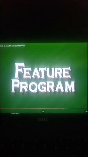 Feature Program (1999) Bumper (Christmas variant) (VHS Version) (November 9, 1999)
