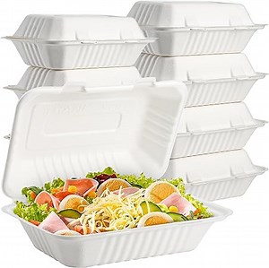 [Hot Item] Eco Friendly Clamshell Take out Lunch Box Restaurant Container