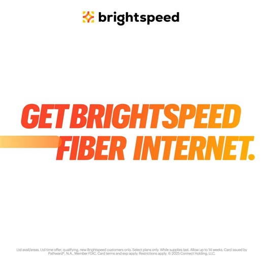Fast. Reliable. Affordable. Plus an extra $100 reward with no annual contract, and free premium router. Switch to Brightspeed Fiber. | Brightspeed