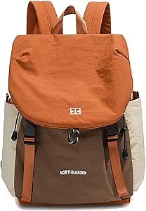 Casual Daypack for Women and Men Lightweight Backpack Travel College Sports (Orange)