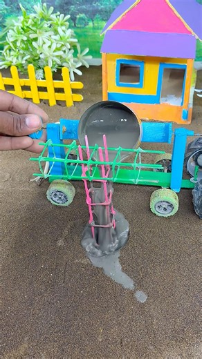 🚜🔥 Real Working DIY Mini Tractor | Construction Machine Model |#shorts #youtubeshorts