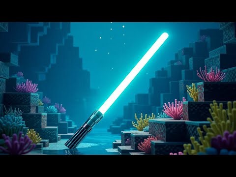 TEXTURE PACK LIGHTSABER! #mcpeaddon #addonmcpe #texturepackminecraft