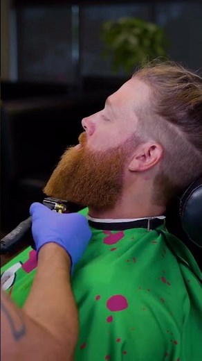 Beard Lineup and Shape Up Tutorial with Clippers #fade #barber #clipper