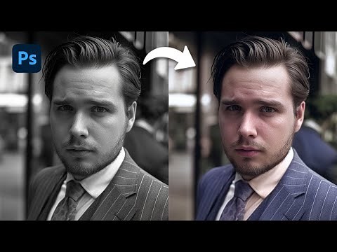 Tuto Photoshop : Coloriser une photo en noir et blanc en 1 clic !