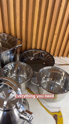 👇 PRICE & FULL DETAILS 👇 https://gh.evimki.com/product/12-piece-stainless-steel-cookware-set-2/ 🍳 12-Piece Stainless Steel Cookware Set — Premium Kitchen Upgrade! ✔️ Full set with pots & pans ✔️ Durable stainless steel build ✔️ Even heat distribution ✔️ Easy to clean & maintain 📦 Same-day delivery in Accra 💵 Pay on Delivery (Accra only) 🚚 Outside Accra: Payment required before delivery 👉 Open the link for price, specs & to order. | Evimki Ghana