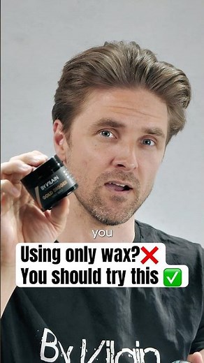 Using only wax? You might need this advice. Clay mudwax pomade ✅