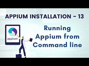 Running Appium from Command line | Appium Installation for Android -13
