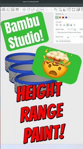 The Height Modifier Painting in Bambu Studio ROCKS!