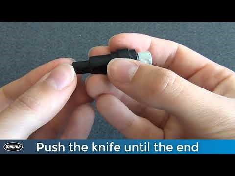 Summa F Series Tutorial: How to replace a drag knife