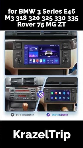 BMW E46 / M3 Android Head Unit Install | Full Wireless CarPlay + Touchscreen Upgrade