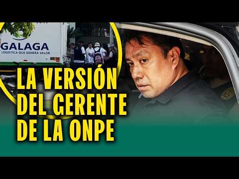 ¿Qué pasó un día antes de elecciones con los camiones Galaga? Esto declaró funcionario de ONPE