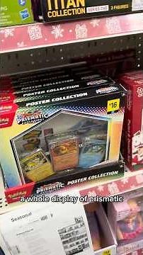 Prismatic evolution poster collection display from DG!